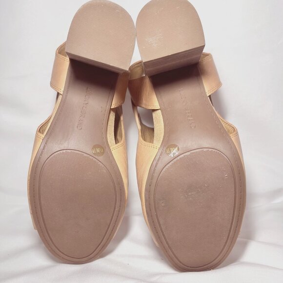 Lucky Brand-LK Saudra Boot-Women's Leather-8 1/2 M-Tanish Camel-Wood 3 1/2" Heel - Picture 13 of 16